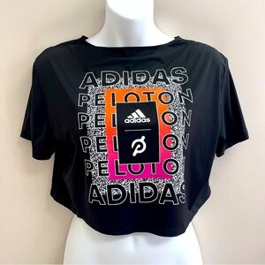 Adidas X Peloton black crop top size small